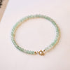 Turquoise Beaded Friendship Strength Chain Bracelet