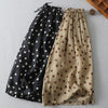 Women's Wide Leg Polka Dot Pants with Pockets