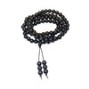 Black Obsidian Mala Bracelet 108 Beads