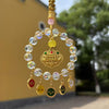 Lucky Koi Fish Five God Of Wealth Prosperity Hanging Decoration