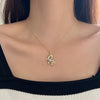 Dragon Protection Necklace Pendant, Gold-Tone Chinese Zodiac Jewelry
