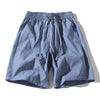 Men's Cotton Plaid Drawstring Shorts