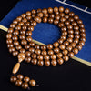 Six-Lines Wood Bead Bracelet with Gourd Charm