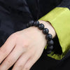 Black Onyx Om Mani Padme Hum Carved Protection Bracelet