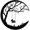 Tree of Life Metal Wall Art, Iron Silhouette Decor