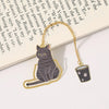 Metal Brass Hollow Bookmark with Tassel, Chinese Style Gift