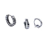 Stainless Steel Vintage Hoop Earrings for Men and Women