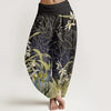 Women's Cotton Harem Pants with 3D Digital Print