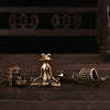 Copper Incense Burner, Frog or Boat Design