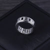 Rotating Bagua Yin Yang Titanium Steel Ring for Men