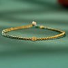 Colorful Rope Coin Bead Extra Thin Braided Bracelet