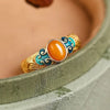 Copper Auspicious Clouds Adjustable Ring