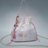Embroidered Flowers Canvas Tote Shoulder Bag Handbag