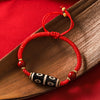 Tibetan Dzi Bead Bracelet, Agate Protection Charm