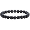 Natural Stone Bead Bracelet - Tiger Eye, Agate, Obsidian