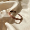 Rustic Copper Balance Magnetic Cuff Bracelet