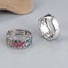 925 Sterling Silver Lotus Koi Fish Ring