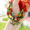 Dragon Boat Festival Zongzi Charm Bracelet, Multicolor Cord