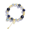 Amethyst Crystal Four Leaf Clover Spiritual Bracelet