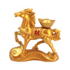 Chinese Zodiac Year of the Horse Statue with Gold Ingot