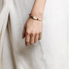 Tiger Sandalwood and Jade Bracelet