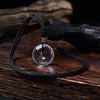 Natural Stone Peace Buckle Pendant Necklace