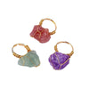 Natural Crystal Gemstone Amethyst Ring