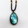 Labradorite Love Heart Support Necklace Pendant