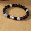 Pixiu Bracelet with Cat's Eye Beads