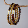 Tiger Eye and Red Agate Koi Fish Bracelet