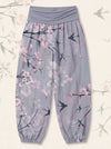 Women's Harem Pants Elastic Waist Yoga Trousers