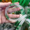 Quartzite Jade Bangle Bracelet, Chinese Style