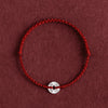 Emperor Coin Red String Bracelet for Luck and Protection