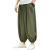 Men's Harem Pants Cotton Linen Summer Drawstring