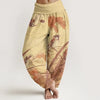 Women's Harem Pants, Cotton Full-Length Yoga Trousers