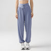 Women's Harem Pants Plain Drawstring Elastic Waist Yoga Sweatpants With Pockets