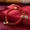 Tibetan Style Corn Knot Bracelet with Locket Charm