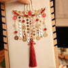 Koi Fish Hair Comb and Hairpin with Red Tassel
