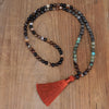 108 Stone Mala Beads Turquoise Bracelet Necklace Set