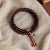 Bodhi Seed Bracelet 7mm Double Loop Vintage Style