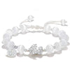 Pixiu Bracelet with Cat's Eye or Strawberry Quartz