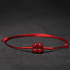 Cinnabar Braided Bracelet with Pixiu, Lotus and Koi Symbols