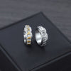 Six True Words Balance Calm Titanium Steel Ring
