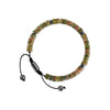 Natural Stone Abacus Bead Rope Bracelet
