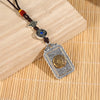 Handwoven Keychain with Prayer Wheel and Vajra Charms