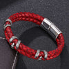 Braided Leather Dragon Bracelet for Men and Women