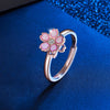 Rotating Cherry Blossom Necklace 925 Sterling Silver