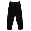 Women's Winter Corduroy Fleece-Lined Pants High Waist With Pockets
