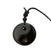 Black Obsidian Yin Yang Pendant Necklace with Cord