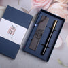 Engraved Wooden Bookmark Set with Gift Box